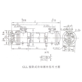 GLL型臥式(外形尺寸)